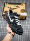 Tênis Nike SB Dunk Low x Off-White 'The 50 - Black'