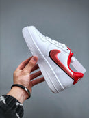 Tênis Nike Air Force 1 Low Double Swoosh Bright Crimson (GS)