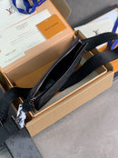 LV ALL BLACK MAN BAG