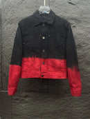 CONJUNTO JAQUETA \ CALÇA LV BLACK RED PREMIUM QUALITY 1.1