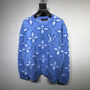 LV SWEATER FLOWER BLUE