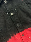 CONJUNTO JAQUETA \ CALÇA LV BLACK RED PREMIUM QUALITY 1.1