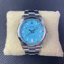 ROLEX 1.1 PREMIUM SILVER BABY BLUE