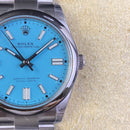 ROLEX 1.1 PREMIUM SILVER BABY BLUE
