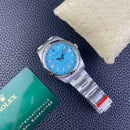 ROLEX 1.1 PREMIUM SILVER BABY BLUE