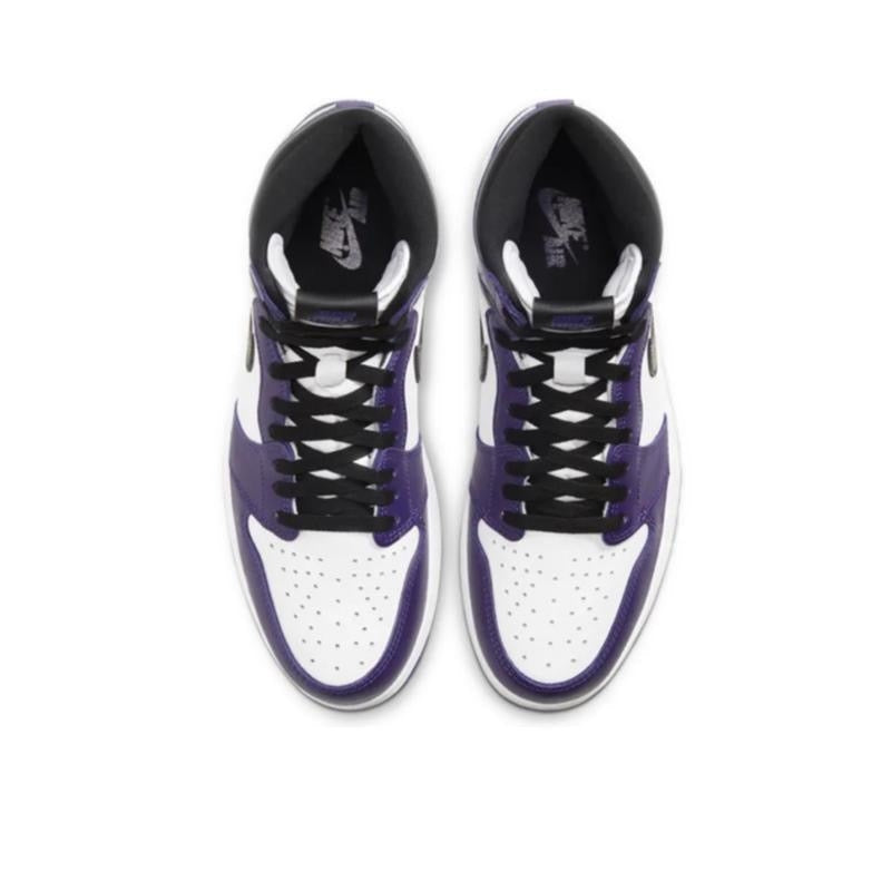 Tênis Nike Air Jordan 1 High Court Purple White 2.0