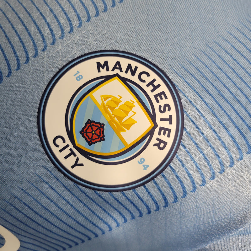 Camisa Manchester City Home 23/24 - Puma Jogador Masculina