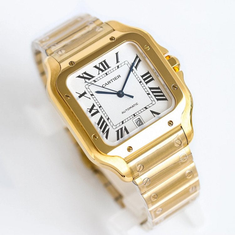 CARTIER SANTOS DOURADO 36mm