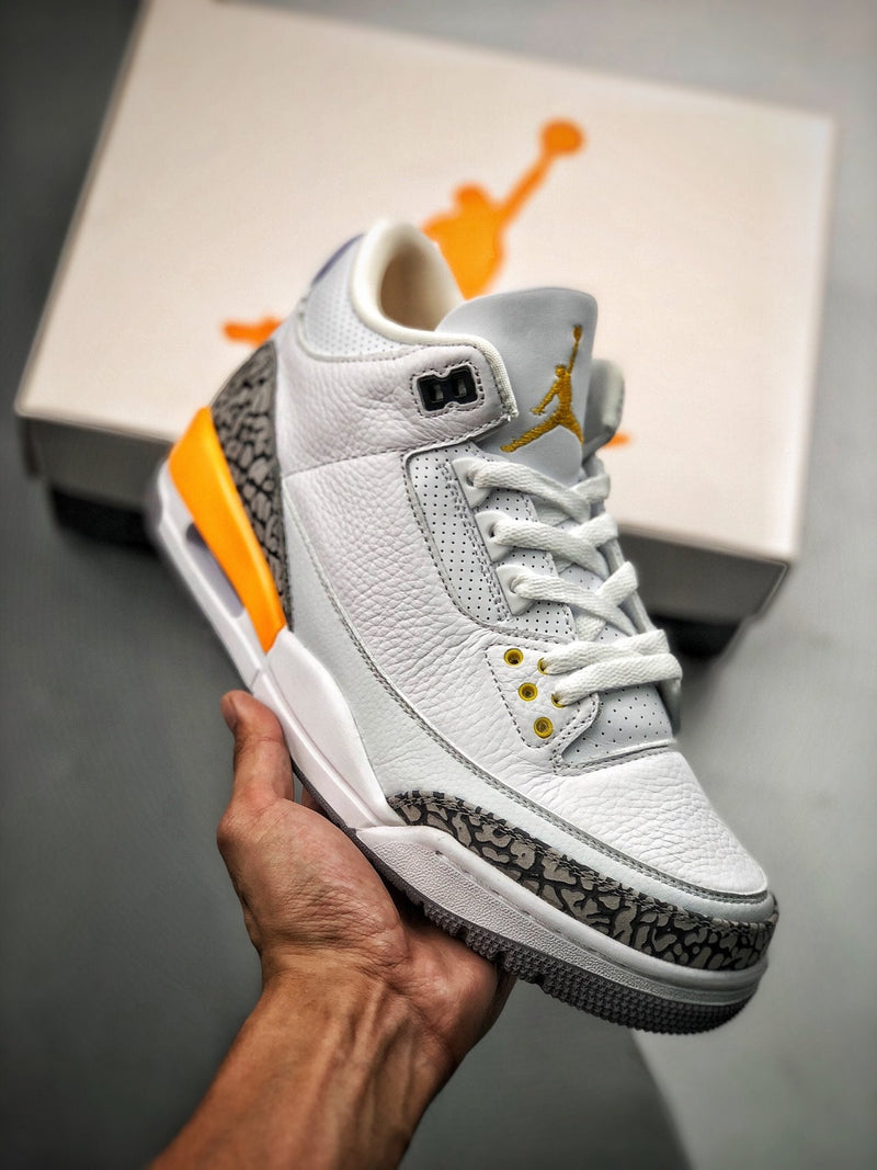 Tênis Nike Air Jordan 3 Retro "Laser Orange"