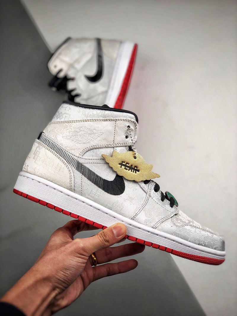 Tênis Edison Chen x Nike Air Jordan 1 Mid 'Fearless'