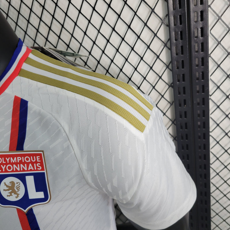 Camisa Lyon Home 23/24 - Adidas Jogador Masculina