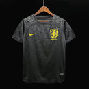 CAMISA GOLEIRO BRASIL FULL BLACK LEOPARD