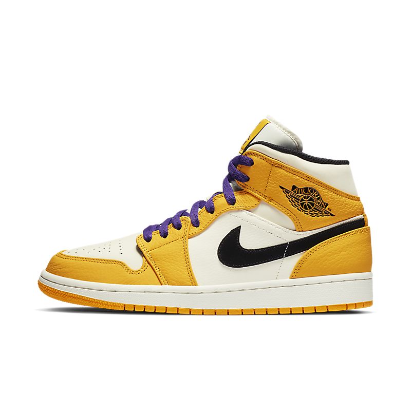 Tênis Nike Air Jordan 1 Mid SE Lakers