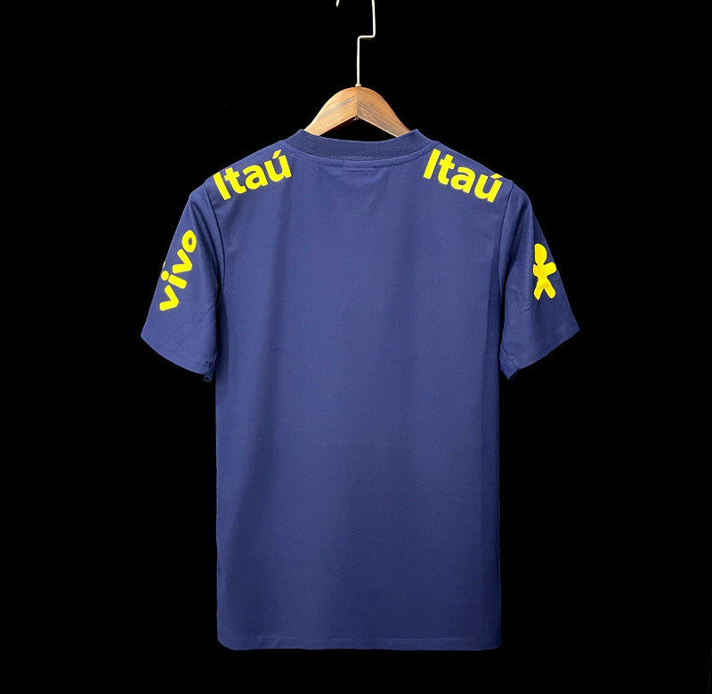 CAMISA BRASIL PRE JOGO ROYAL BLUE