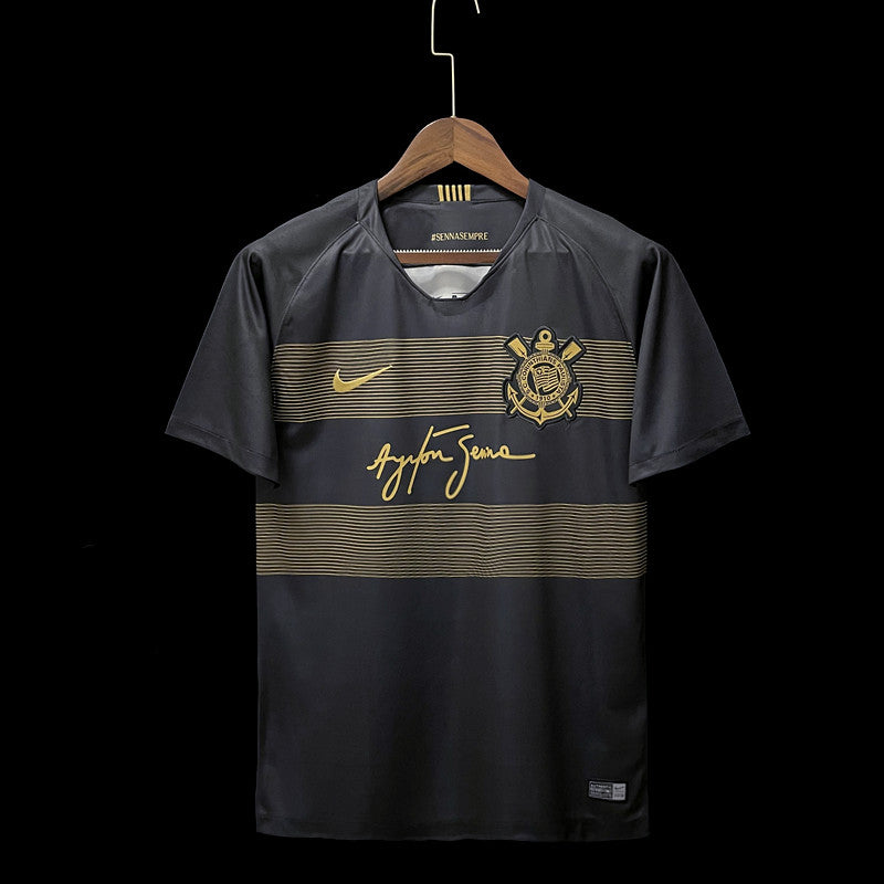 CAMISA CORINTHIANS 18\19 FAN VERSION BLACK GOLD