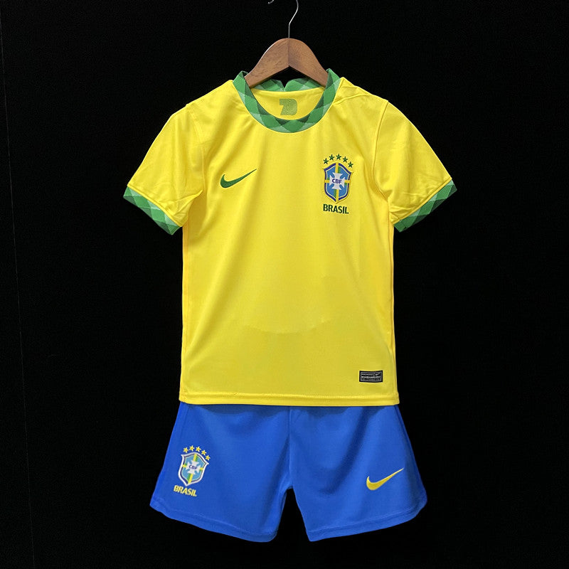 KIT INFANTIL BRASIL CAMISA\SHORT