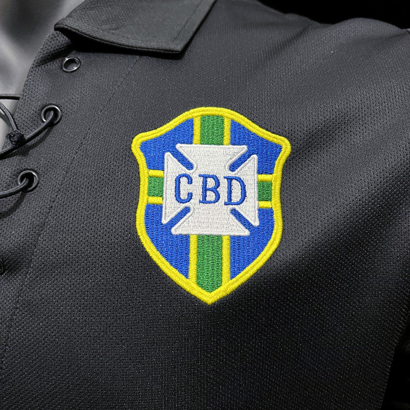 CAMISA BRASIL FULL BLACK LONG SLEEVE