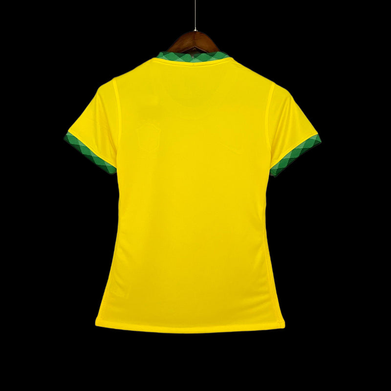 CAMISA FEMININA BRASIL FAN VERSION