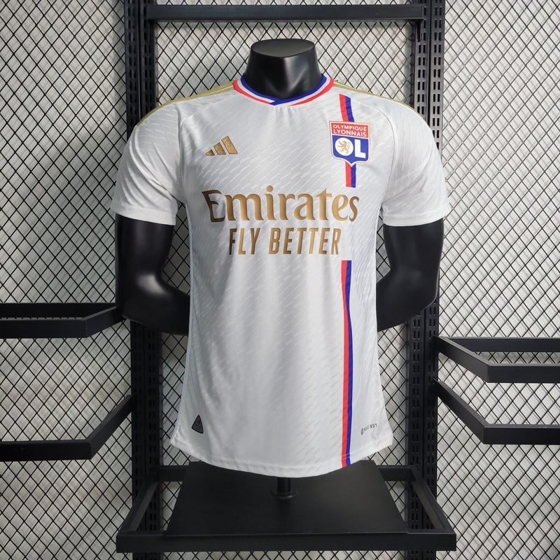 Camisa Lyon Home 23/24 - Adidas Jogador Masculina