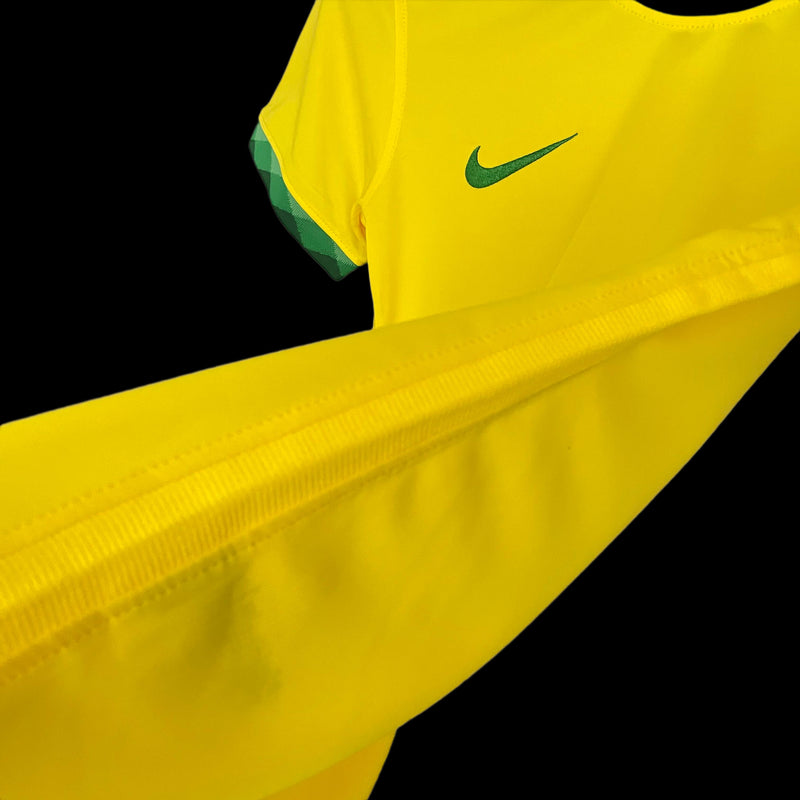 CAMISA FEMININA BRASIL FAN VERSION