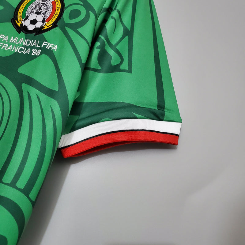 Camisa México Titular 1998 - Versão Retro