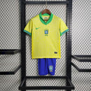 KIT INFANTIL CAMISA\SHORT BRASIL 24\25