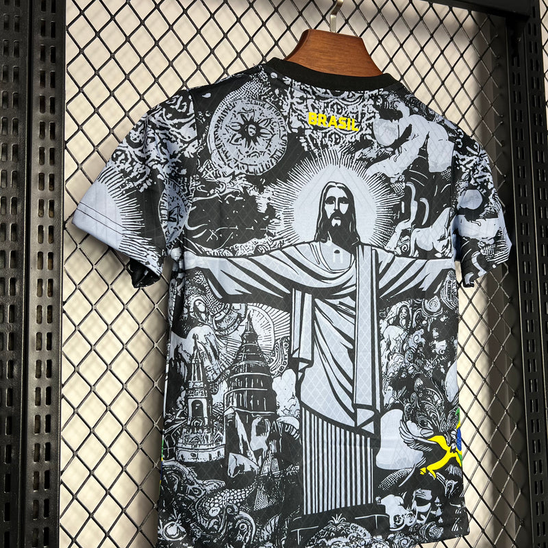 KIT INFANTIL CAMISA\SHORT BRASIL 24\25 RIO