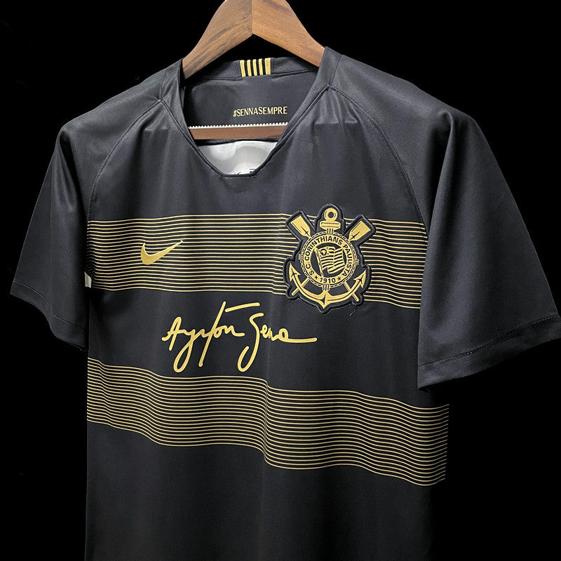 CAMISA CORINTHIANS 18\19 FAN VERSION BLACK GOLD