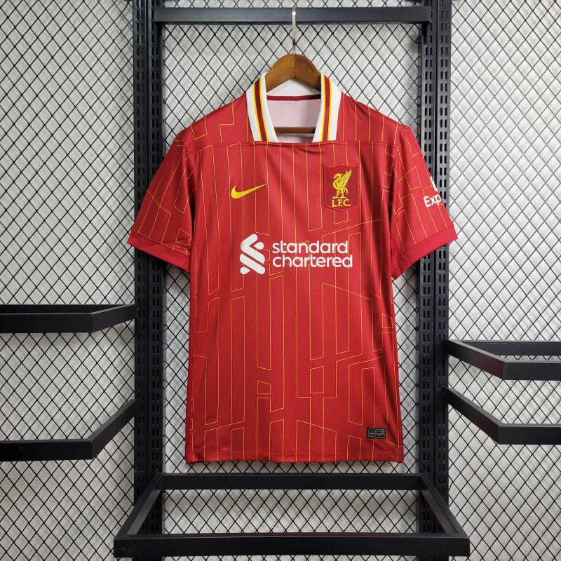 Camisa Liverpool Home 24/25 - Torcedor Masculina - Lançamento