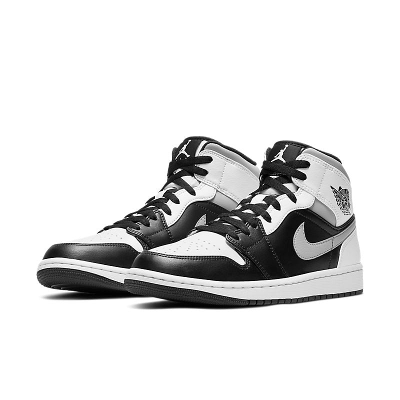 Tênis Nike Air Jordan 1 Mid White Shadow