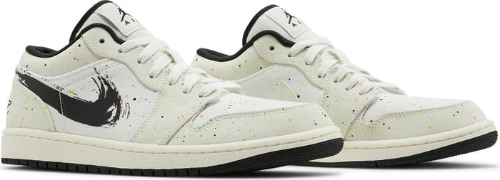 Tênis Nike Air Jordan 1 Low 'Brushstroke Swoosh - Paint Splatter'