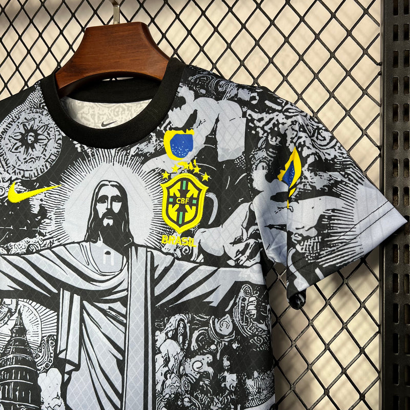KIT INFANTIL CAMISA\SHORT BRASIL 24\25 RIO