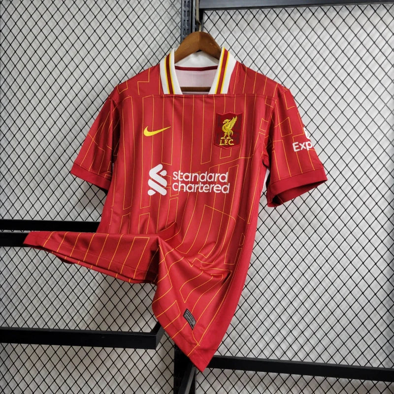 Camisa Liverpool Home 24/25 - Torcedor Masculina - Lançamento