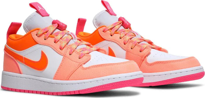 Tênis Nike Air Jordan 1 Low Utility GS 'Hyper Crimson'