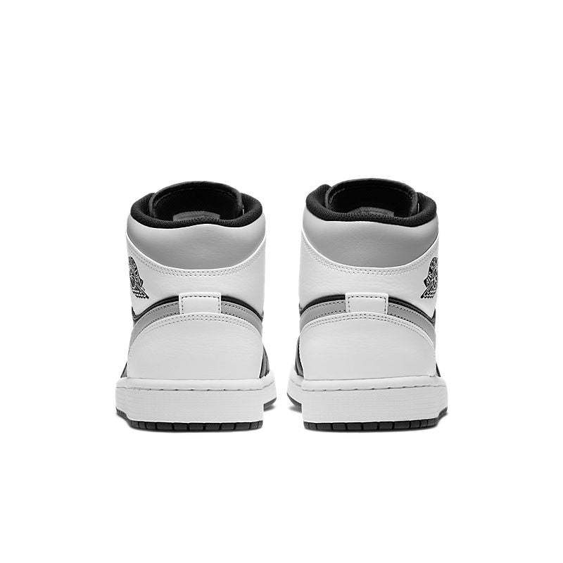 Tênis Nike Air Jordan 1 Mid White Shadow