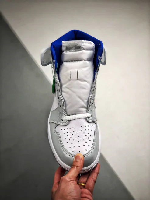 Tênis Nike Air Jordan 1 Retro High Zoom "White Racer Blue"