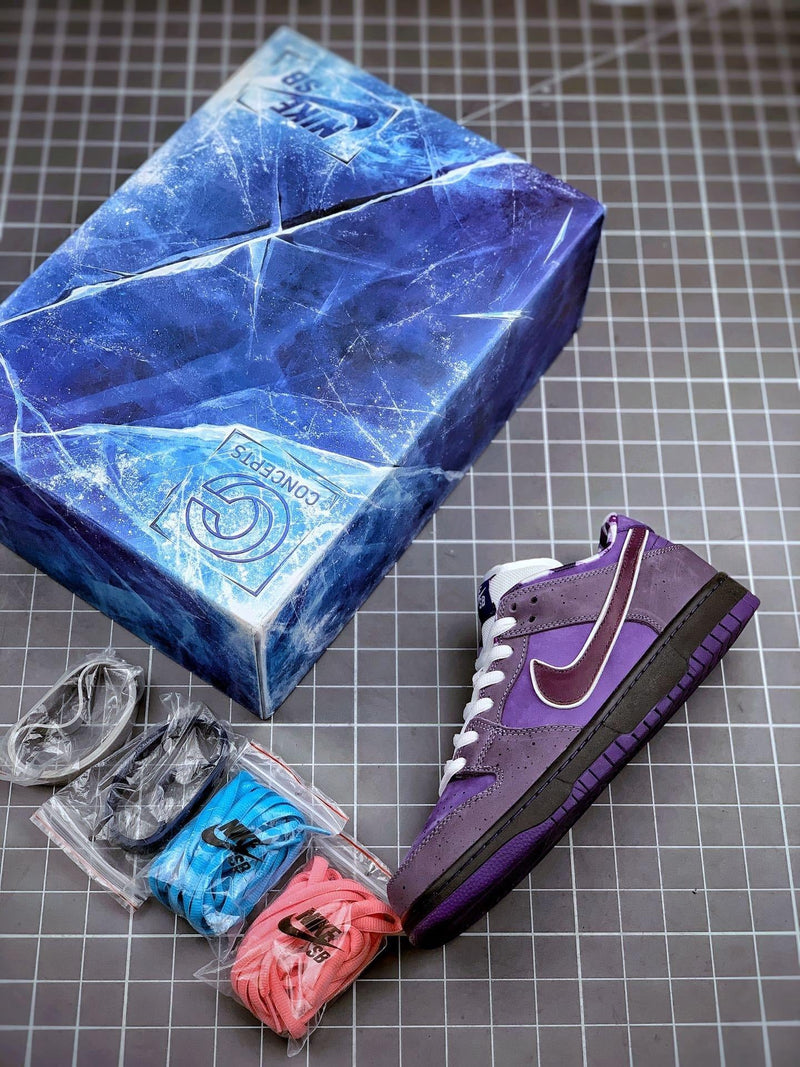 Tênis Nike SB Dunk Low Purple Lobster x Concepts