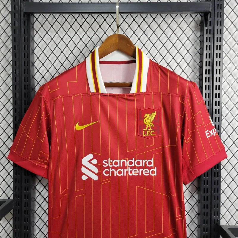 Camisa Liverpool Home 24/25 - Torcedor Masculina - Lançamento