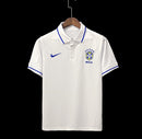 CAMISA POLO BRASIL FULL WHITE