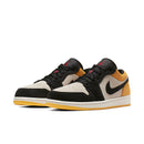 Tênis Nike Air Jordan 1 Low Sail University Gold Black
