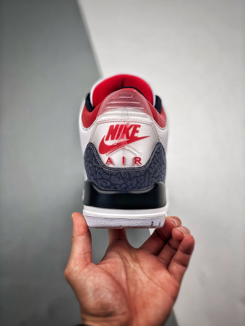 Tênis Nike Air Jordan 3 Retro SE "Denim Fire Red"