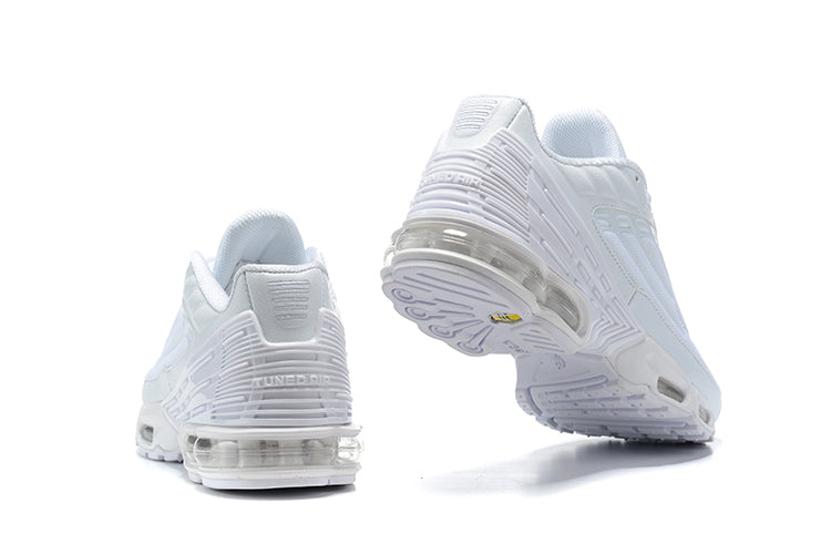 NIKE AIR MAX PLUS 3 PREMIUM TRIPLE WHITE