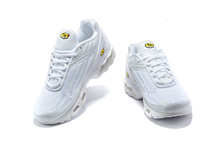 NIKE AIR MAX PLUS 3 PREMIUM TRIPLE WHITE