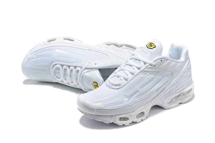 NIKE AIR MAX PLUS 3 PREMIUM TRIPLE WHITE