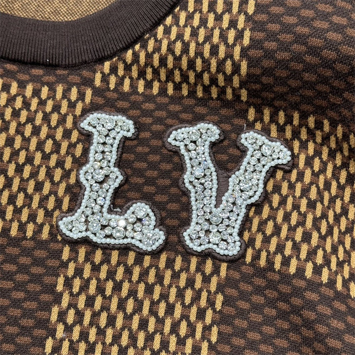 LV SWEATER CHECKED