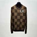 LV SWEATER CHECKED