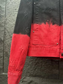 CONJUNTO JAQUETA \ CALÇA LV BLACK RED PREMIUM QUALITY 1.1