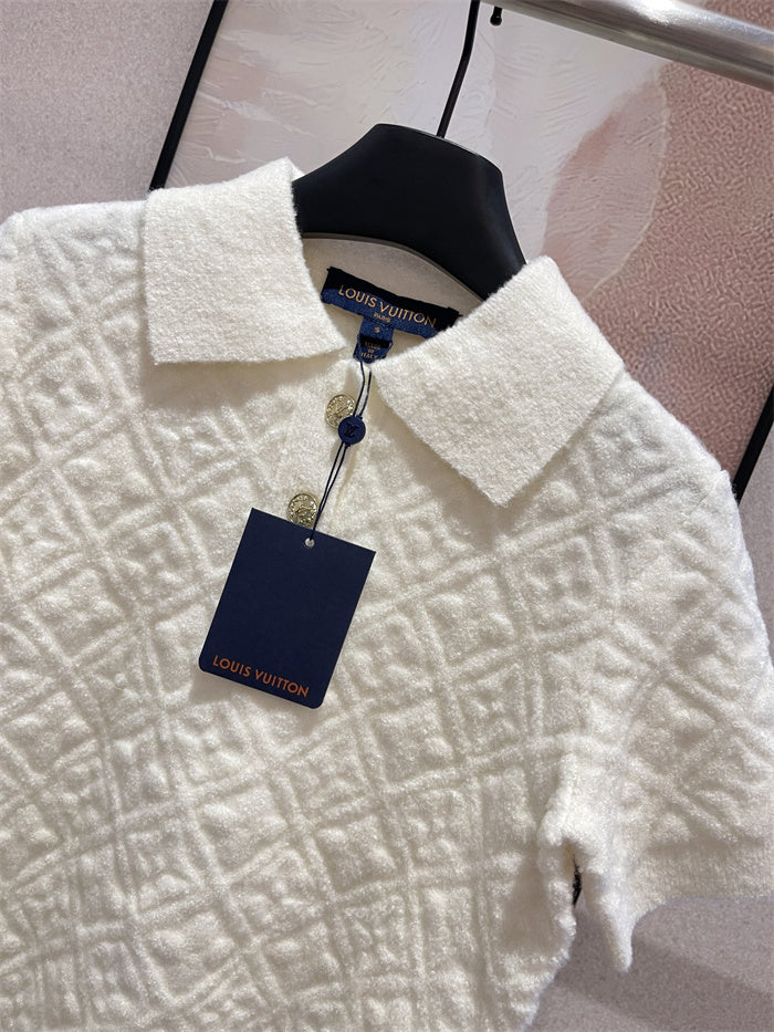 LV CAMISA POLO ESPECIAL WHITE