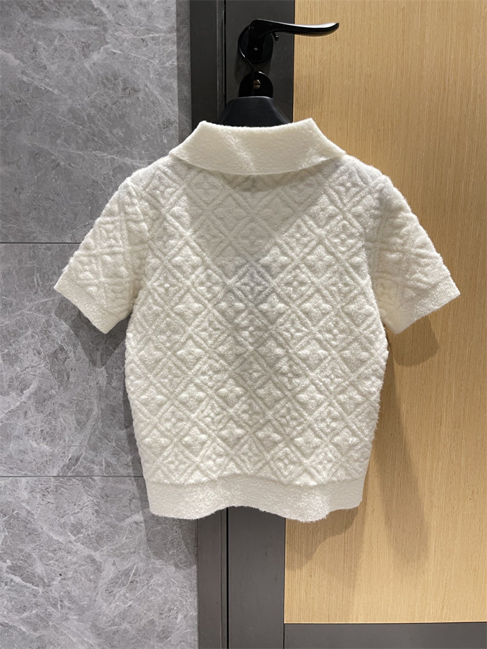 LV CAMISA POLO ESPECIAL WHITE