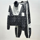 CONJUNTO LV BLACK WHITE PREMIUM 1.1 TOP QUALITY